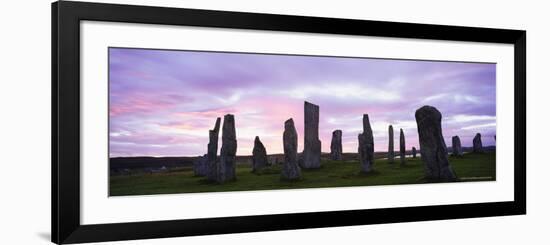 Standing Stones of Callanish, Isle of Lewis, Outer Hebrides, Scotland, United Kingdom, Europe-Lee Frost-Framed Photographic Print