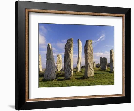 Standing Stones of Callanish, Isle of Lewis, Outer Hebrides, Scotland, United Kingdom-Lee Frost-Framed Photographic Print