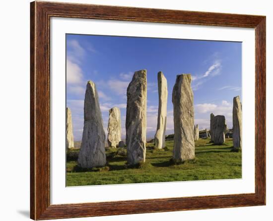 Standing Stones of Callanish, Isle of Lewis, Outer Hebrides, Scotland, United Kingdom-Lee Frost-Framed Photographic Print