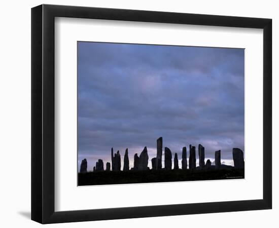 Standing Stones of Callanish, Isle of Lewis, Outer Hebrides, Scotland, United Kingdom-Tony Waltham-Framed Photographic Print