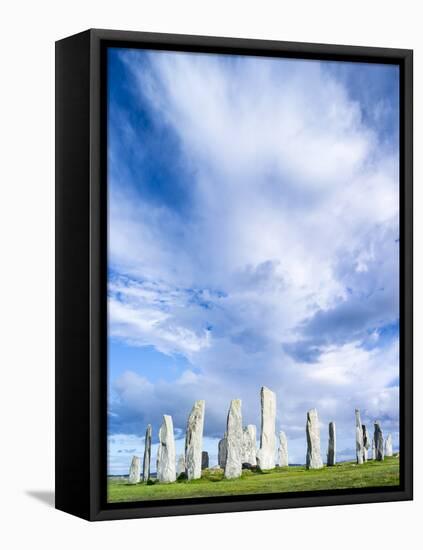 Standing Stones of Callanish, Isle of Lewis, Western Isles, Scotland-Martin Zwick-Framed Premier Image Canvas