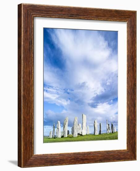 Standing Stones of Callanish, Isle of Lewis, Western Isles, Scotland-Martin Zwick-Framed Photographic Print