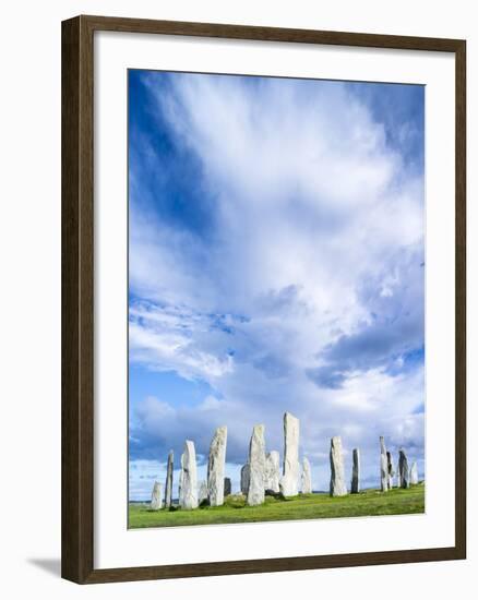 Standing Stones of Callanish, Isle of Lewis, Western Isles, Scotland-Martin Zwick-Framed Photographic Print