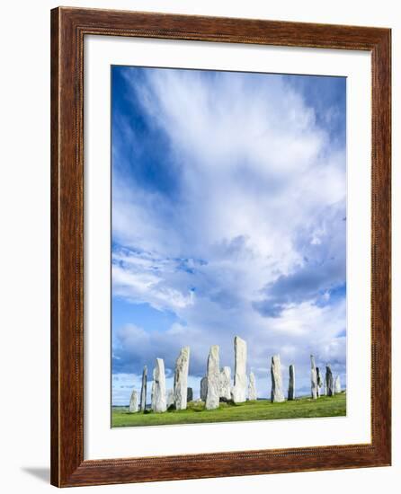 Standing Stones of Callanish, Isle of Lewis, Western Isles, Scotland-Martin Zwick-Framed Photographic Print