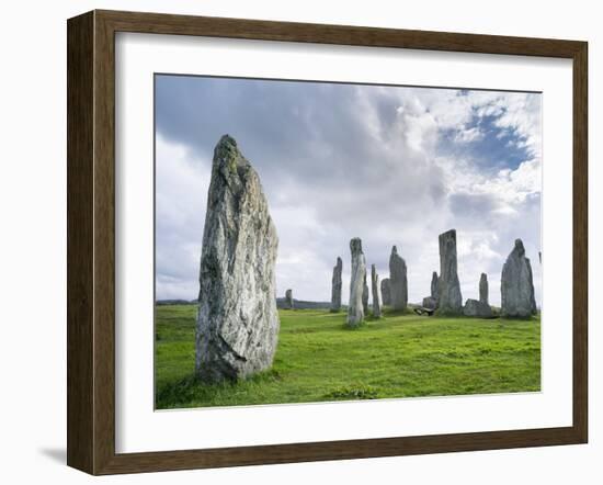 Standing Stones of Callanish, Isle of Lewis, Western Isles, Scotland-Martin Zwick-Framed Photographic Print