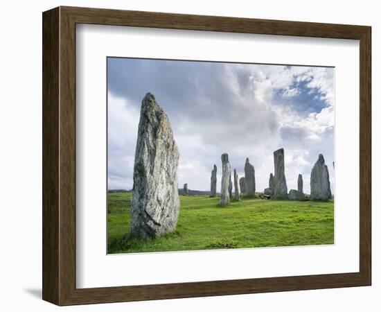 Standing Stones of Callanish, Isle of Lewis, Western Isles, Scotland-Martin Zwick-Framed Photographic Print