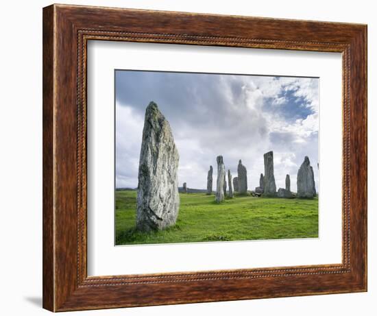 Standing Stones of Callanish, Isle of Lewis, Western Isles, Scotland-Martin Zwick-Framed Photographic Print