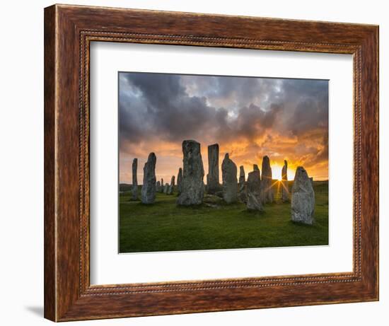 Standing Stones of Callanish, Isle of Lewis, Western Isles, Scotland-Martin Zwick-Framed Photographic Print