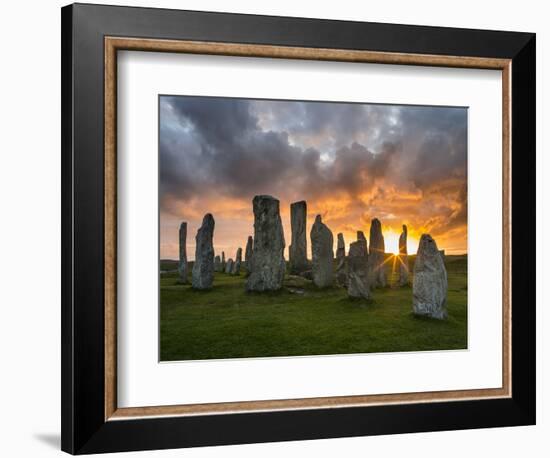 Standing Stones of Callanish, Isle of Lewis, Western Isles, Scotland-Martin Zwick-Framed Photographic Print