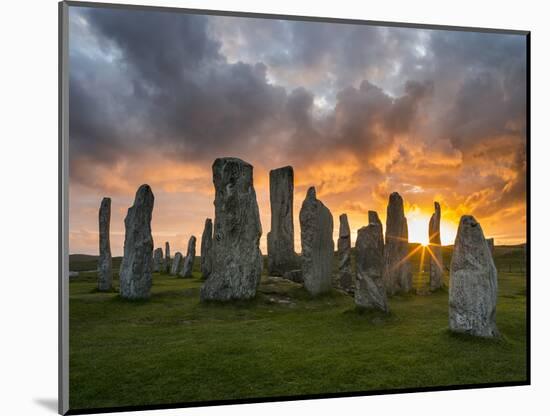 Standing Stones of Callanish, Isle of Lewis, Western Isles, Scotland-Martin Zwick-Mounted Photographic Print