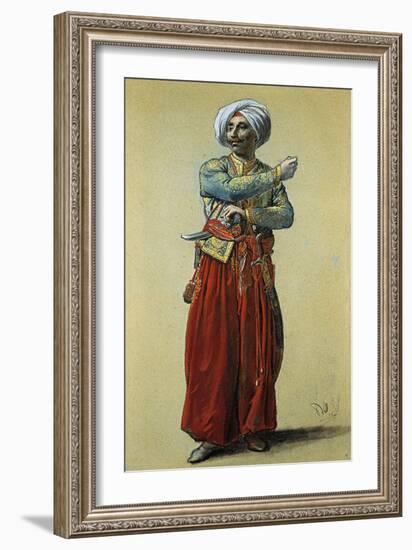 Standing Turkish Man-Francesco Vanni-Framed Giclee Print