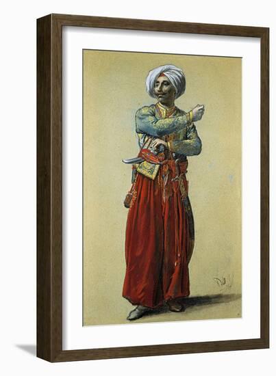 Standing Turkish Man-Francesco Vanni-Framed Giclee Print