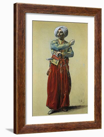 Standing Turkish Man-Francesco Vanni-Framed Giclee Print