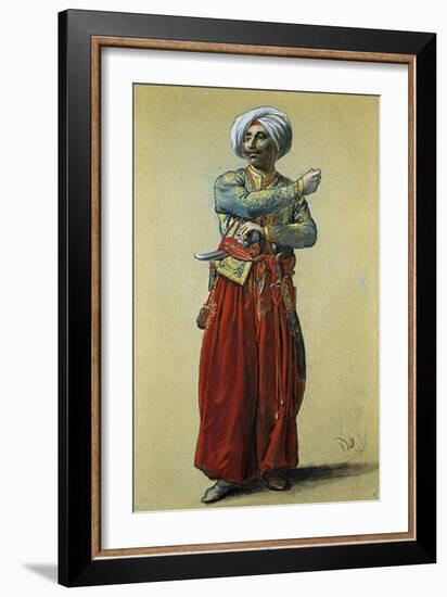 Standing Turkish Man-Francesco Vanni-Framed Giclee Print