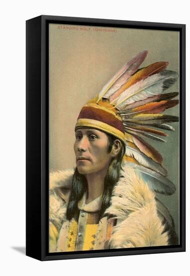 Standing Wolf, Cheyenne Indian-null-Framed Stretched Canvas