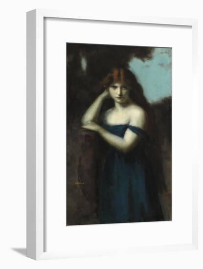 Standing Woman, c.1903-Jean-Jacques Henner-Framed Giclee Print
