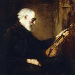 The Violinist, (Oil on Canvas)-Stanhope Alexander Forbes-Giclee Print