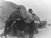 Fishermen at Overstrand-Staniland Pugh-Framed Photographic Print