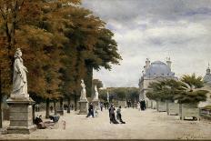 The Luxembourg Gardens, Paris, France-Stanislas-Victor-Edmond Lepine-Framed Premier Image Canvas