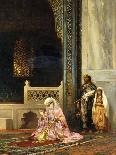 A Turkish Lady Praying in the Green Mosque, Bursa-Stanislaus Chlebowski-Premier Image Canvas