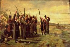 Les Gardes Tcherkesses  (The Circassian Guards) Peinture De Stanislav Khlebovsky (Khlebovski) (183-Stanislaus von Chlebowski-Giclee Print