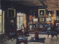 The Drawing Room in the Manor House Rozhdestveno-Stanislav Yulianovich Zhukovsky-Giclee Print