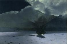 Wind in the Tatra Mountains, 1895 (Oil on Canvas)-Stanislaw Ignacy Witkiewicz-Framed Giclee Print