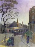 At Chalk Farm, c.1922-Stanislawa de Karlowska-Giclee Print