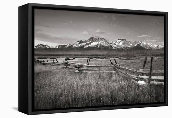 Stanley Basin Fence-Alan Majchrowicz-Framed Premier Image Canvas