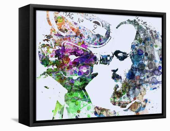 Stanley Kubric-NaxArt-Framed Stretched Canvas