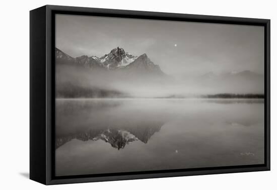 Stanley Lake Idaho BW-Alan Majchrowicz-Framed Premier Image Canvas