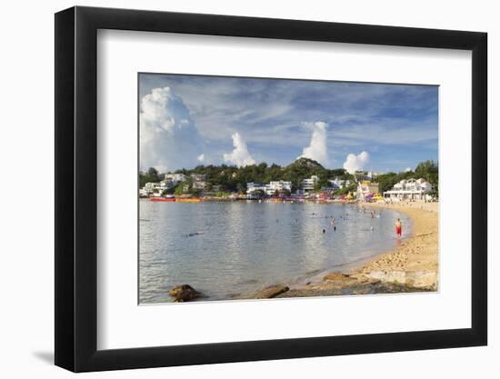 Stanley Main Beach, Stanley, Hong Kong Island, Hong Kong, China, Asia-Ian Trower-Framed Photographic Print