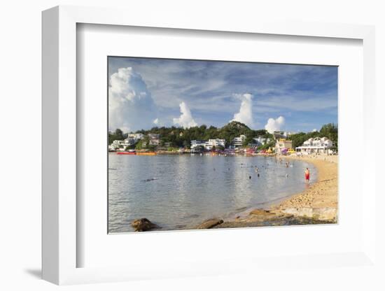 Stanley Main Beach, Stanley, Hong Kong Island, Hong Kong, China, Asia-Ian Trower-Framed Photographic Print