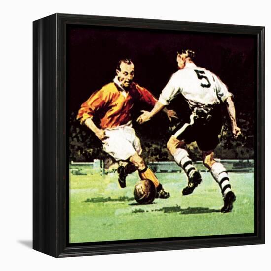 Stanley Matthews About to Win His One Cup Winner's Medal-McConnell-Framed Premier Image Canvas