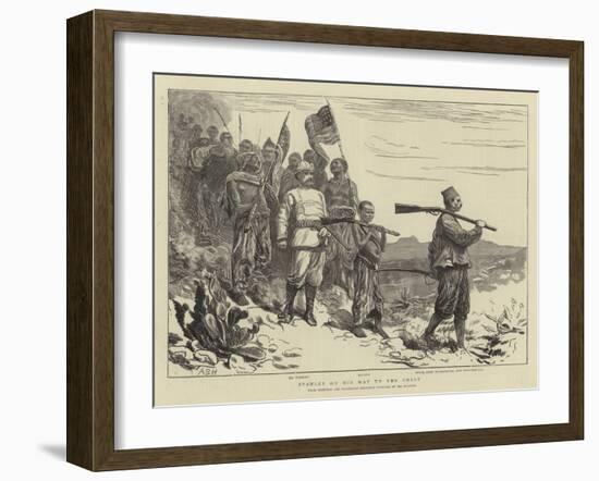 Stanley on His Way to the Coast-Arthur Boyd Houghton-Framed Giclee Print