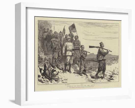Stanley on His Way to the Coast-Arthur Boyd Houghton-Framed Giclee Print