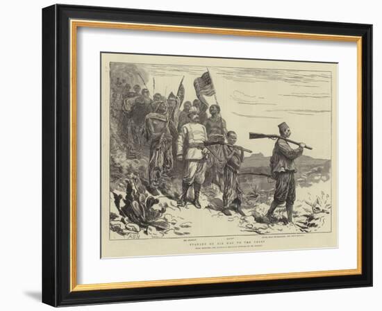 Stanley on His Way to the Coast-Arthur Boyd Houghton-Framed Giclee Print