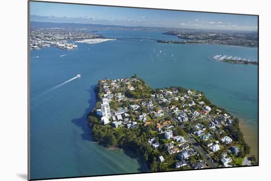 Stanley Point, Waitemata Harbour, and Auckland Harbour Bridge, Auckland, North Island, New Zealand-David Wall-Mounted Photographic Print