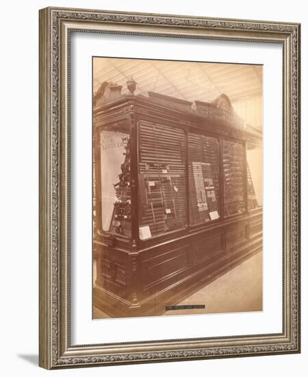 Stanley Rule and Level Co.'s Exhibit, Centennial International Exhibition, Philadelphia, 1876-null-Framed Photographic Print