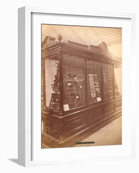 Stanley Rule and Level Co.'s Exhibit, Centennial International Exhibition, Philadelphia, 1876-null-Framed Photographic Print