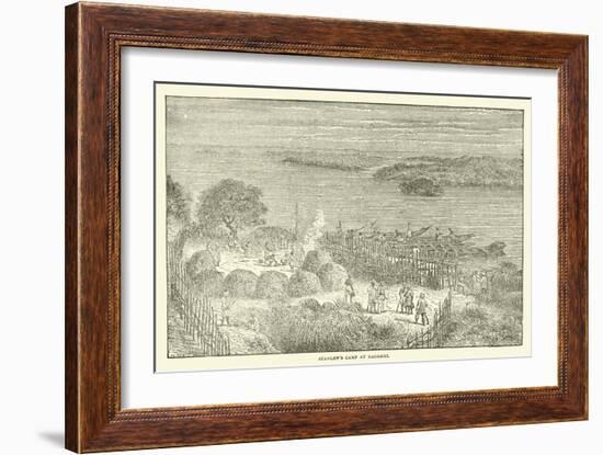 Stanley's Camp at Kagehyi-null-Framed Giclee Print