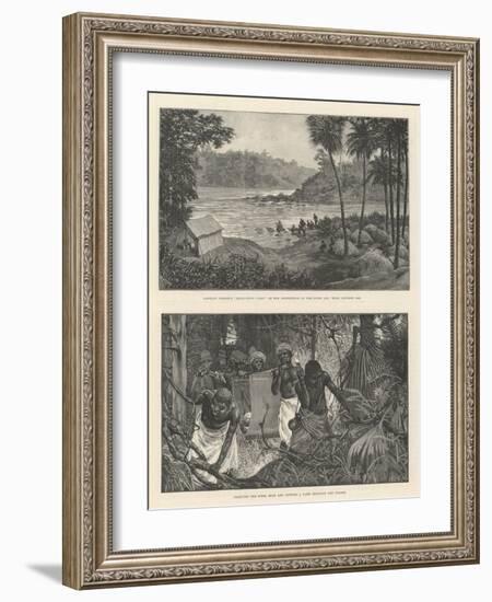 Stanley's Emin Pasha Relief Expedition-Johann Nepomuk Schonberg-Framed Giclee Print