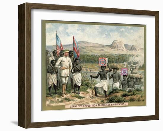 Stanley's Expedition to Relieve Emin Pasha, 1888-null-Framed Giclee Print