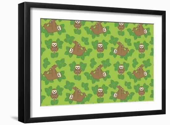 Stanley Sloth-Joanne Paynter Design-Framed Giclee Print