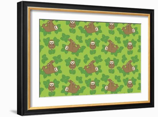 Stanley Sloth-Joanne Paynter Design-Framed Giclee Print