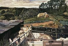 'Building on the Clyde: Burners', 1940-Stanley Spencer-Framed Giclee Print