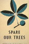 Spare Our Trees, WPA, c.1938-Stanley Thomas Clough-Mounted Giclee Print