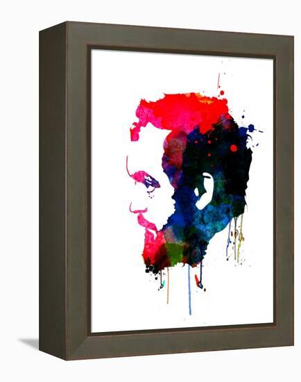 Stanley Watercolor-Lora Feldman-Framed Stretched Canvas
