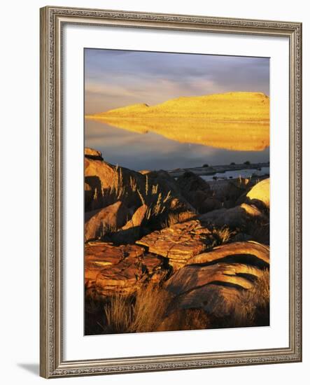 Stansbury Island, Great Salt Lake, Utah, USA-Charles Gurche-Framed Photographic Print