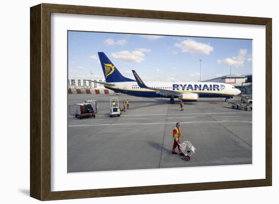 Stansted Airport-Carlos Dominguez-Framed Photographic Print